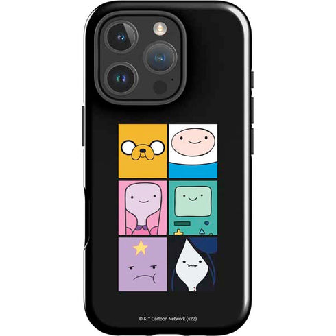 Adult Swim Adventure Time Character Tiles iPhone 16 Pro Max Impact Case